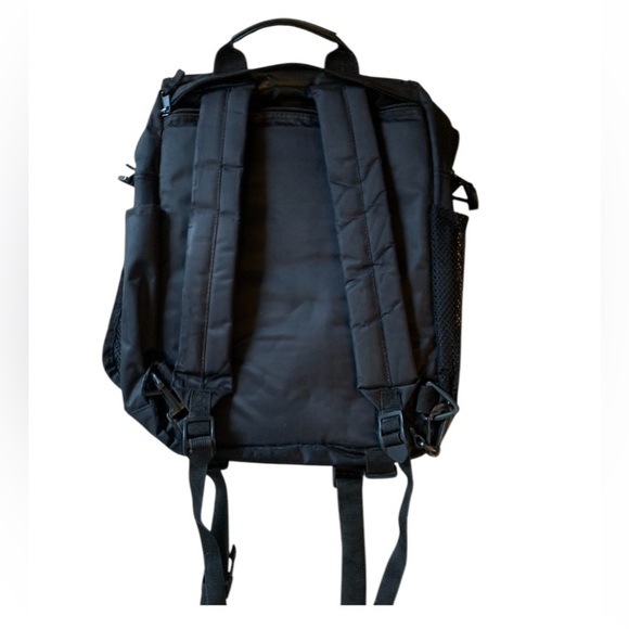 Vintage 90s Stone Ridge Medium Size Backpack w/ Adjustable Straps Black - Picture 12 of 16